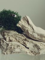 Кольцо Crystal Round с раухтопазом