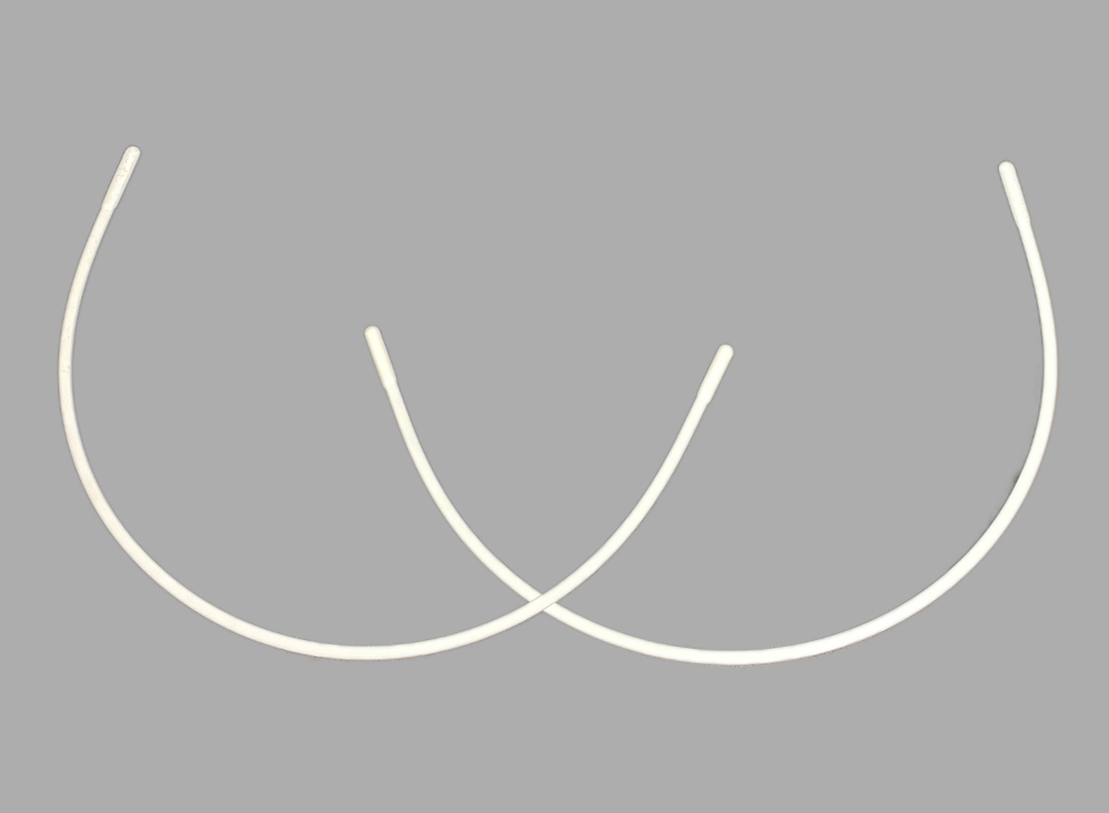 Косточки (каркасы) для бюстгалтера тип 11 р-р 30,5 см металл белый ARTA-F