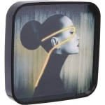 Часы настенные + пано 2шт «HOME STYLE» Незнакомка, черный корпус