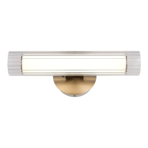 SL2010.121.01 Светильник настенный ST-Luce Никель/Белый, Прозрачный LED 1*7W 3000K/4000K ENFYS