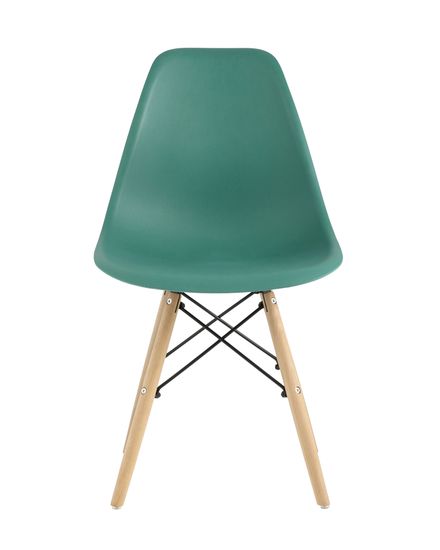 Стул Eames Style DSW серо-зеленый (разборный каркас)