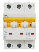 KARAT Автоматический выключатель ВА47-60M 3P C 40А 6кА IEK