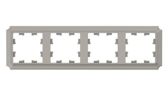 ATLASDESIGN ANTIQUE 4-постовая РАМКА, универсальная, ШАМПАНЬ