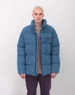 Купить Пуховик Anteater Downjacket Velvet Голубая Пуховик Anteater Downjacket Velvet Голубая
