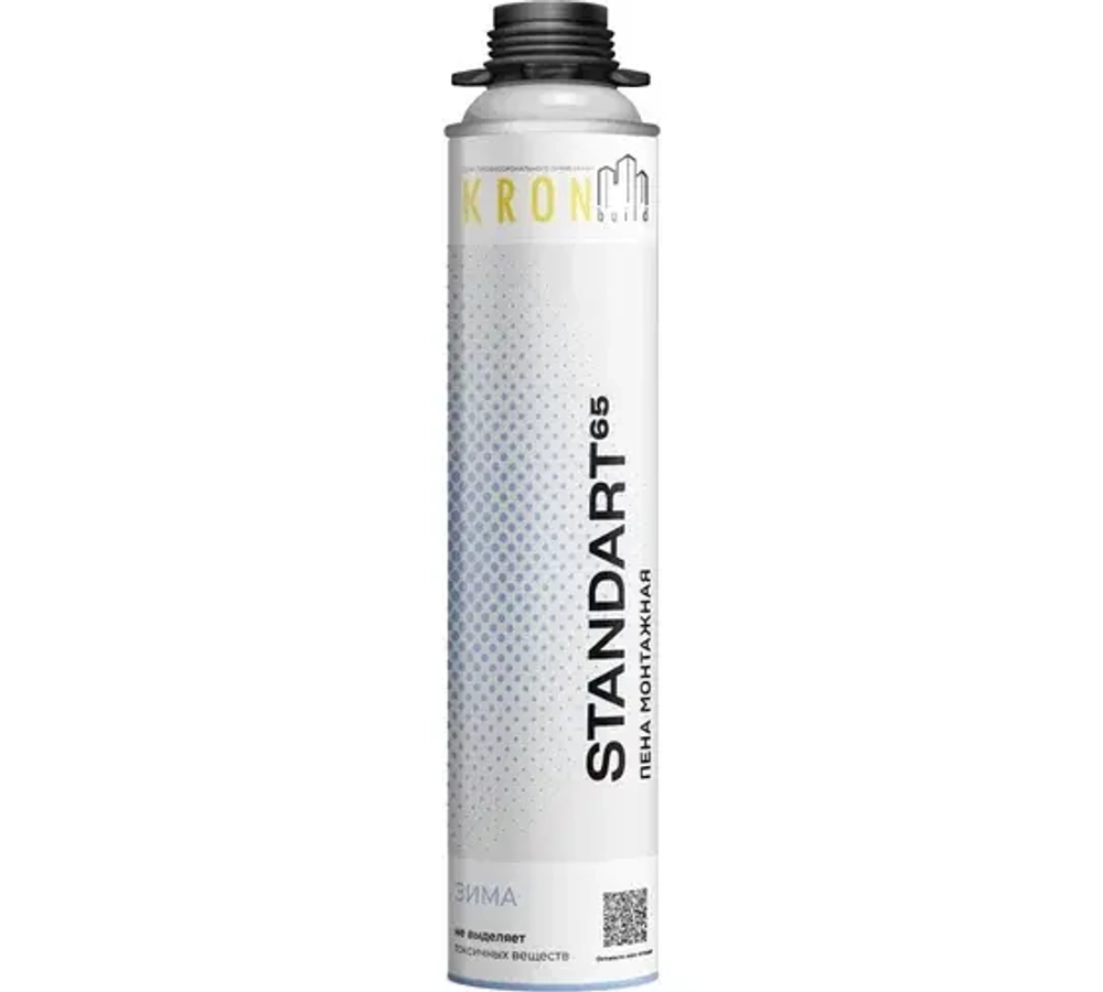 Проффесиональная монтажная пена "KRONbuild" зима Standart 65