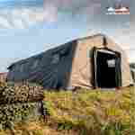 Модуль пневмокаркасный военный «Страж поля» 8×3,5×2 м из ПВХ, склад боеприпасов