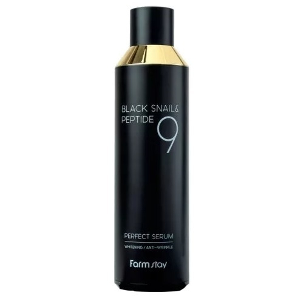 Сыворотка с муцином черной улитки и пептидами FarmStay Black Snail&Peptide Perfect Serum 120мл