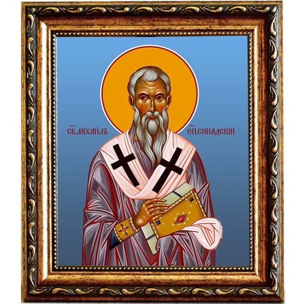 Михаил, епископ Синадский (Фригийский) святитель. Икона на холсте.
