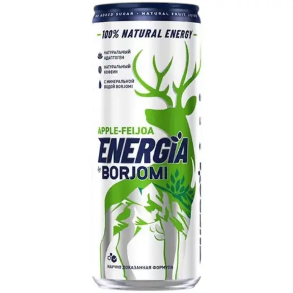 Энергетический напиток Borjomi Apple-Feijoa 0,240 гр