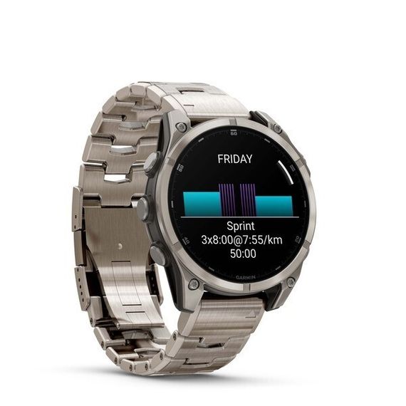 Garmin Fenix 8 Sapphire 47 мм Titanium – премиальные умные часы с AMOLED