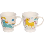 Кружка керамическая 210мл «Радужные лошадки», микс рисунков