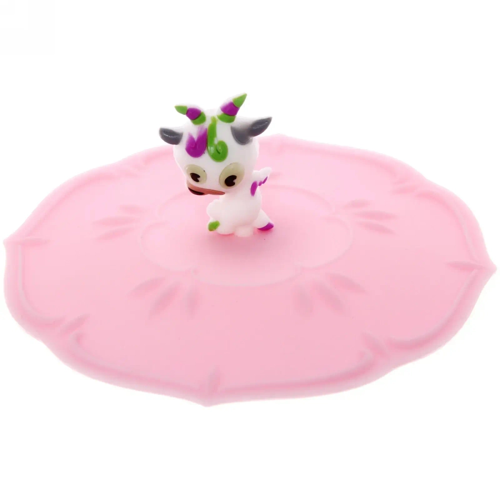 Крышка силиконовая для кружки 10см «Козлик», микс цветов