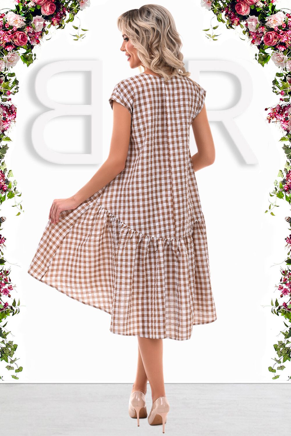 Платье Тутси (капучино) Brividi (Акция)