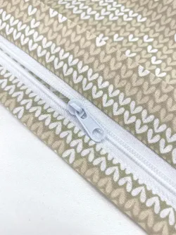 Наволочка комплект 2шт перкаль Сказка "Скандинавия" 45х45 см на молнии