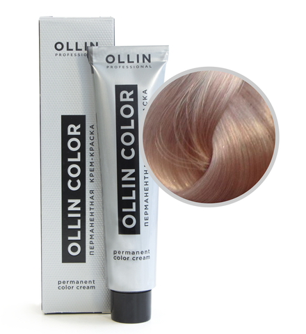 Ollin Color Крем-краска для волос, перманентная, тон №10-26, Светлый блондин розовый, 60 мл