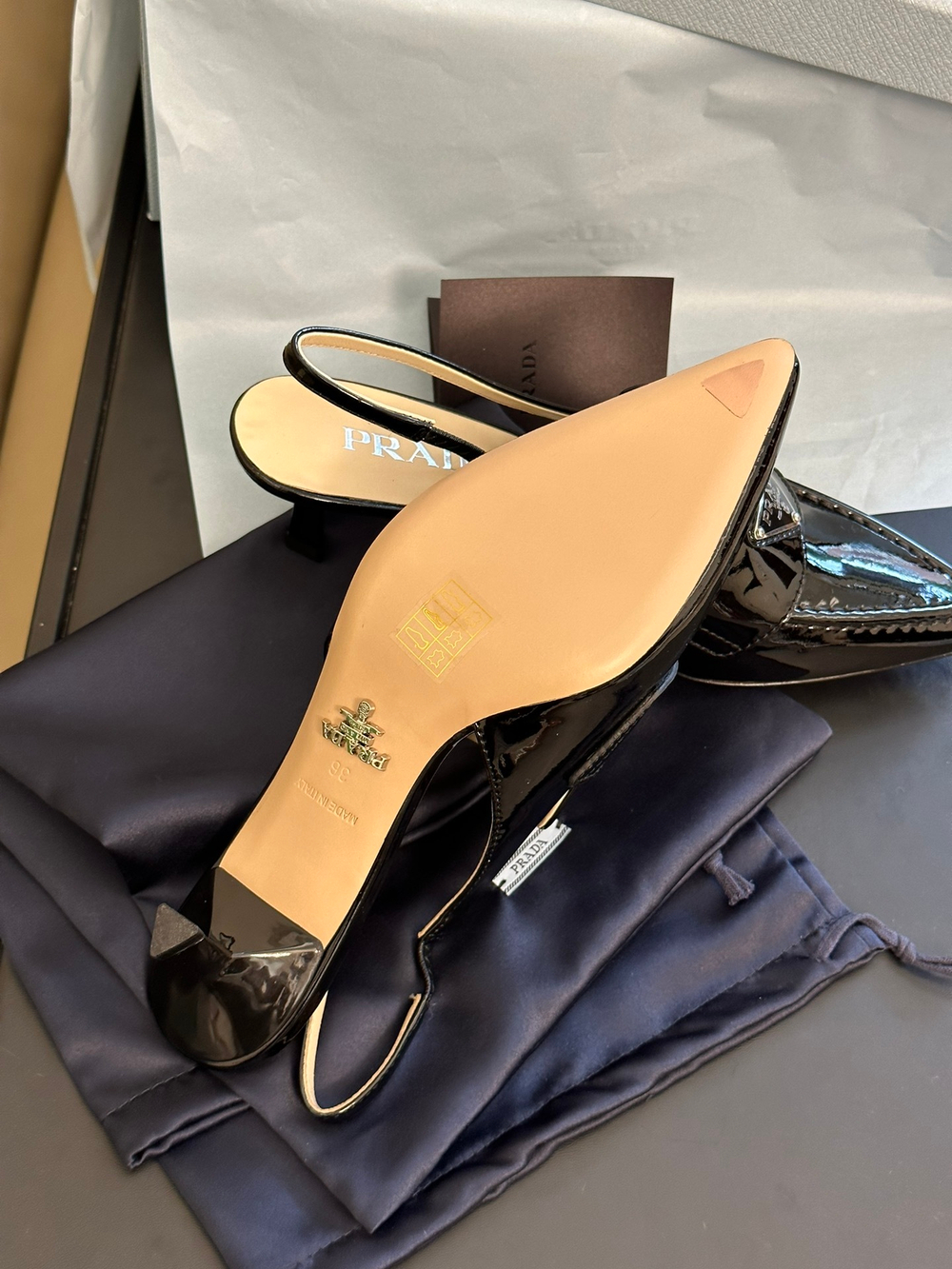 Prada Slingbacks 4.5 cm