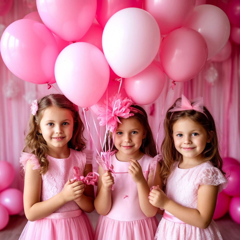 Набор. Шары для девочки. АКЦИЯ! 30 гелиевых шаров