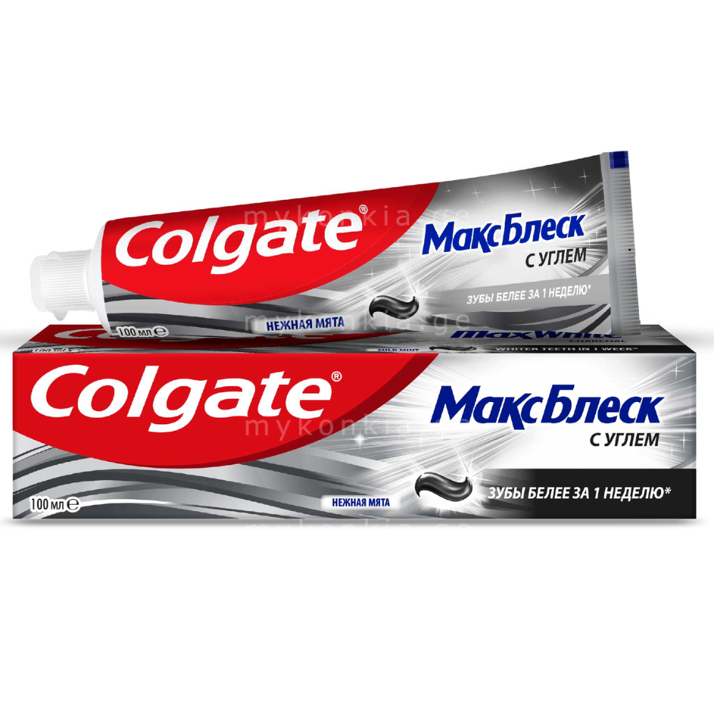 Зубная паста Colgate Макс Блеск с Углем 100мл