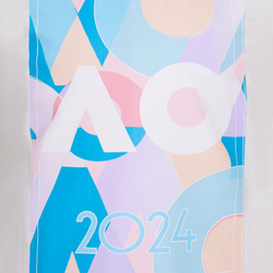 Футболка для девочки теннисная Australian Open Girls T-Shirt Mosaic 2024 - cream