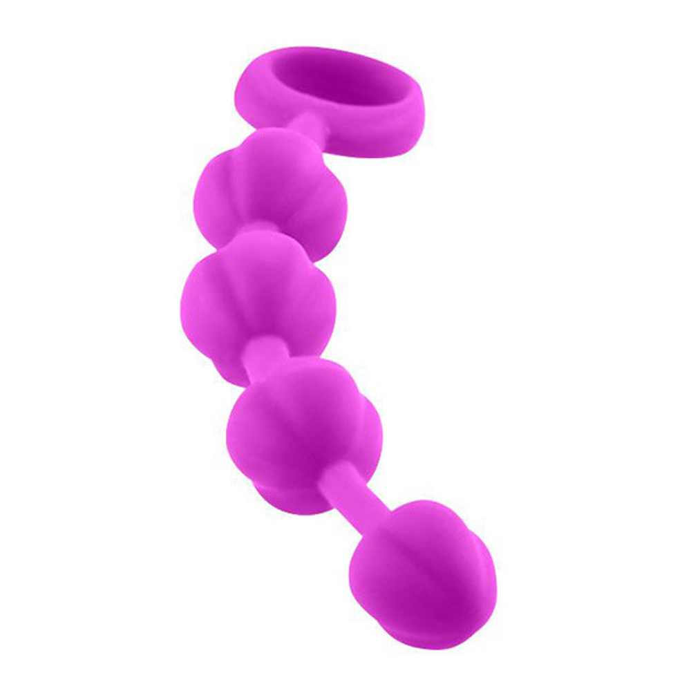 Силиконовая цепочка 19см с ручкой-кольцом Baile Beeds BI-014214