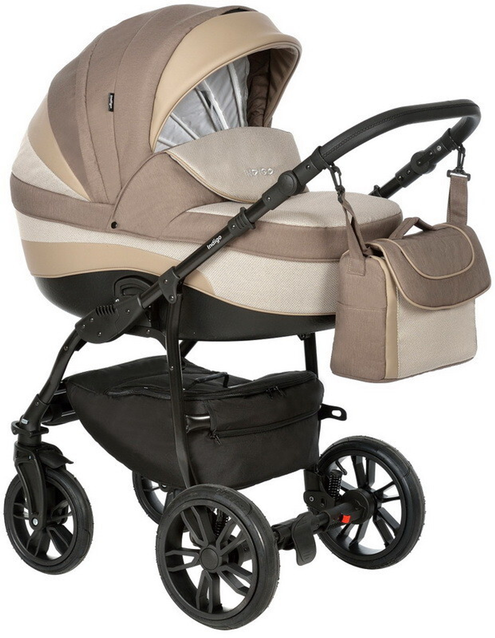 Детская коляска Indigo Indigo New 2 в 1 In05 коричневый