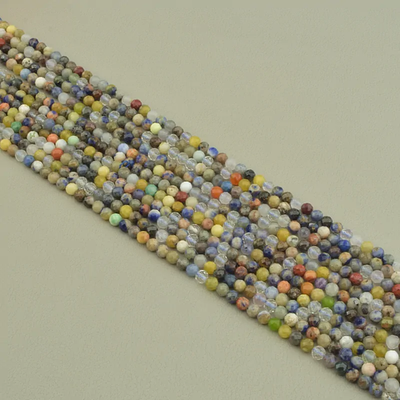 Нитка Самоцветы 38 см. 4,3 мм. (Без замка)