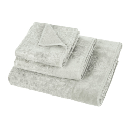 Набор полотенец 2шт Roberto Cavalli Cocco Grey жемчужный