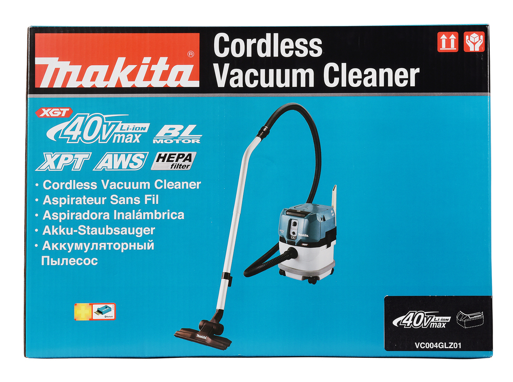 Аккумуляторный пылесос XGT® VC004GLZ01 40В 15 л 220 мин.