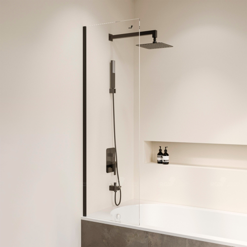 Шторка на ванну RGW SC-056-8B (Прозрачное, 400)