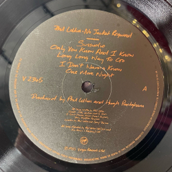 Винтажная виниловая пластинка LP Phil Collins No Jacket Required (UK 1985) Only You Know And I Know