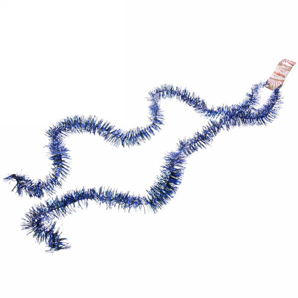 Мишура 2 м 5 см «Метелица», Синий