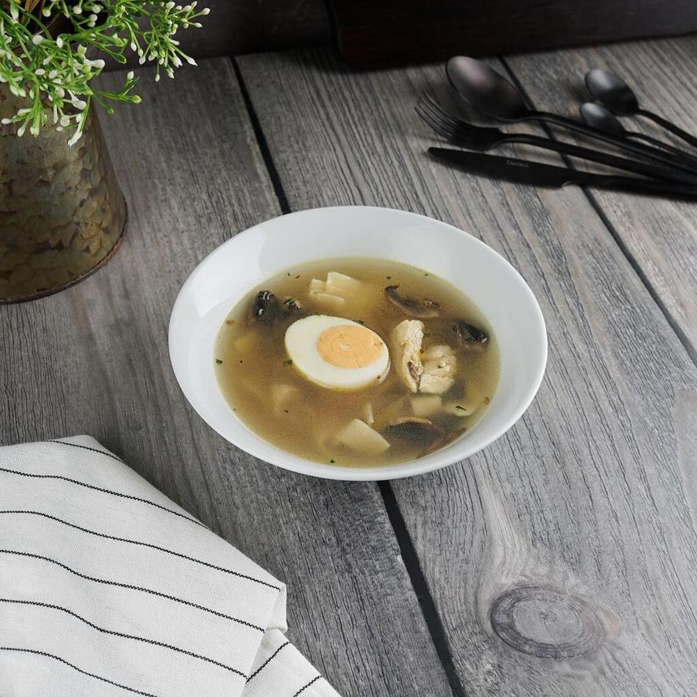 Салатник 610 мл d 17,7 см h5 см белый фарфор   P.L. Proff Cuisine [6]