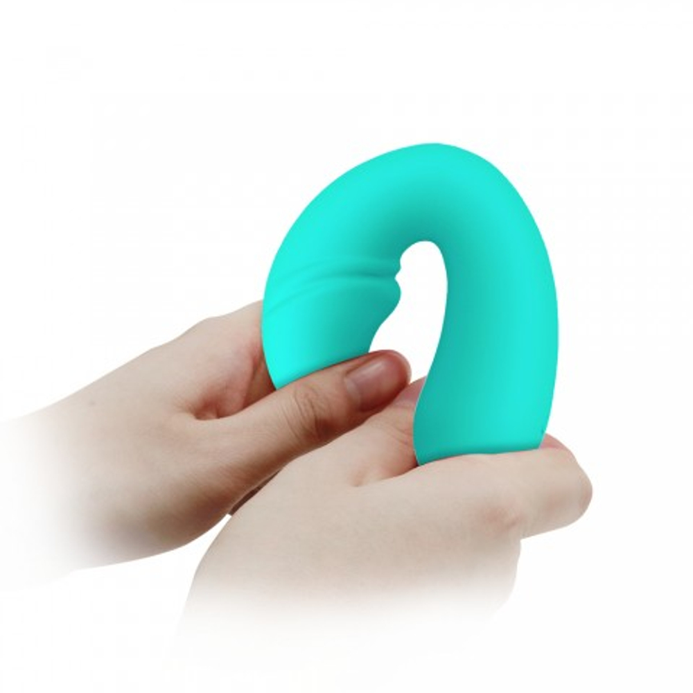 Вибратор Cetus Super Soft (15 см) бирюзовый