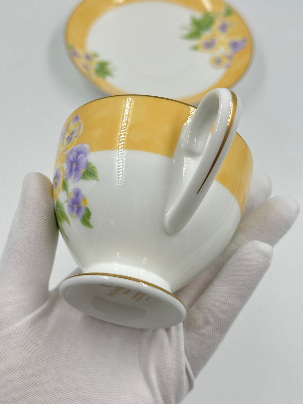 Чайная пара с виолой Yves Saint Laurent