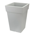 Кашпо ТУБУС 200мм 4,5л смоки (комплект 3 шт)