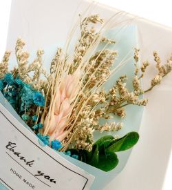 DF-94 Открытка с букетом из сухоцветов в подарочкой коробке «Для тебя» - Вариант A