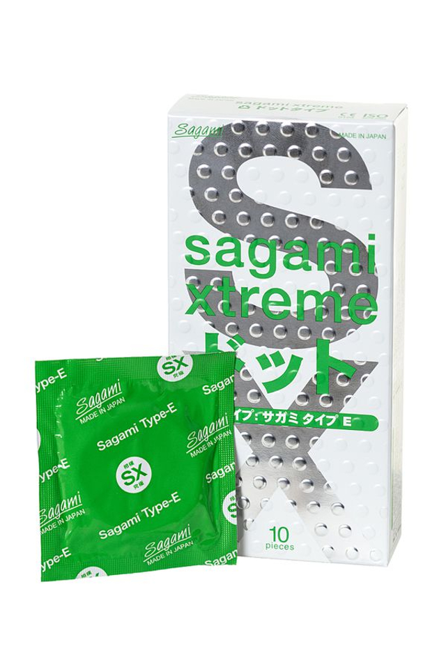 Презервативы Sagami Xtreme Type-e точечные 10 шт.