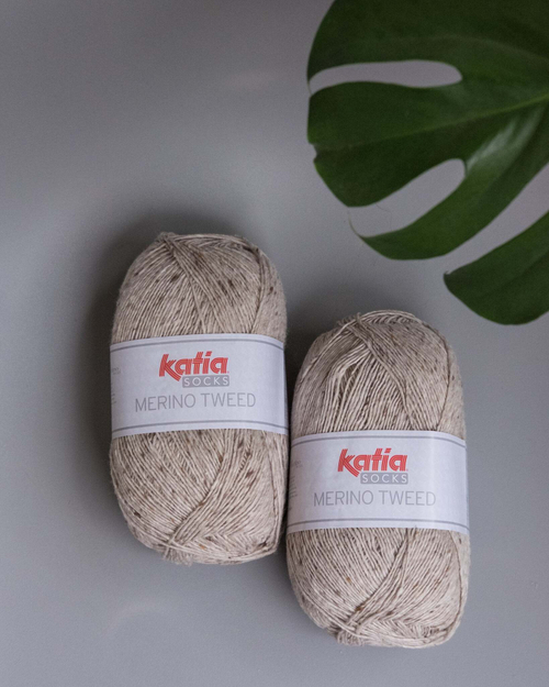 -40% Socks Merino Tweed 100g