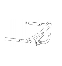 Фаркоп Westfalia 317104600001 Skoda Octavia 2, SuperB 2 2008-2015(паспорт и сертификат в комплекте)(без электрики)