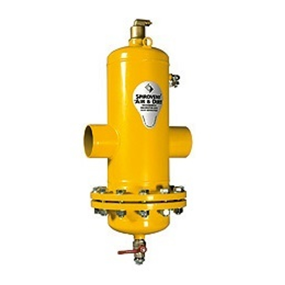 Сепаратор микропузырьков и шлама Spirotech Spirocombi BD100L / разъемный корпус / сварка
