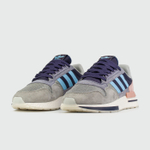 Кроссовки Adidas ZX 500 Boost Grey / Blue Str.
