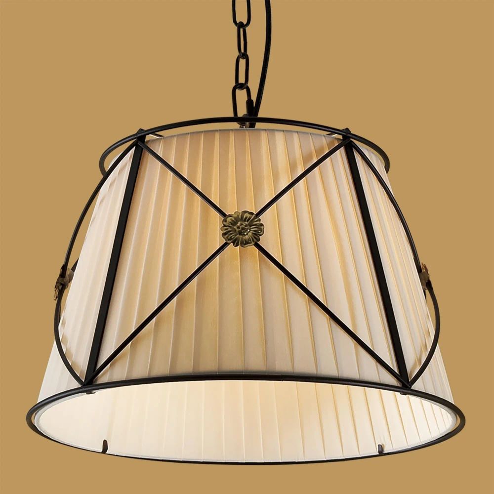 Citilux Дрезден CL409111 Подвесной светильник с бежевым абажуром