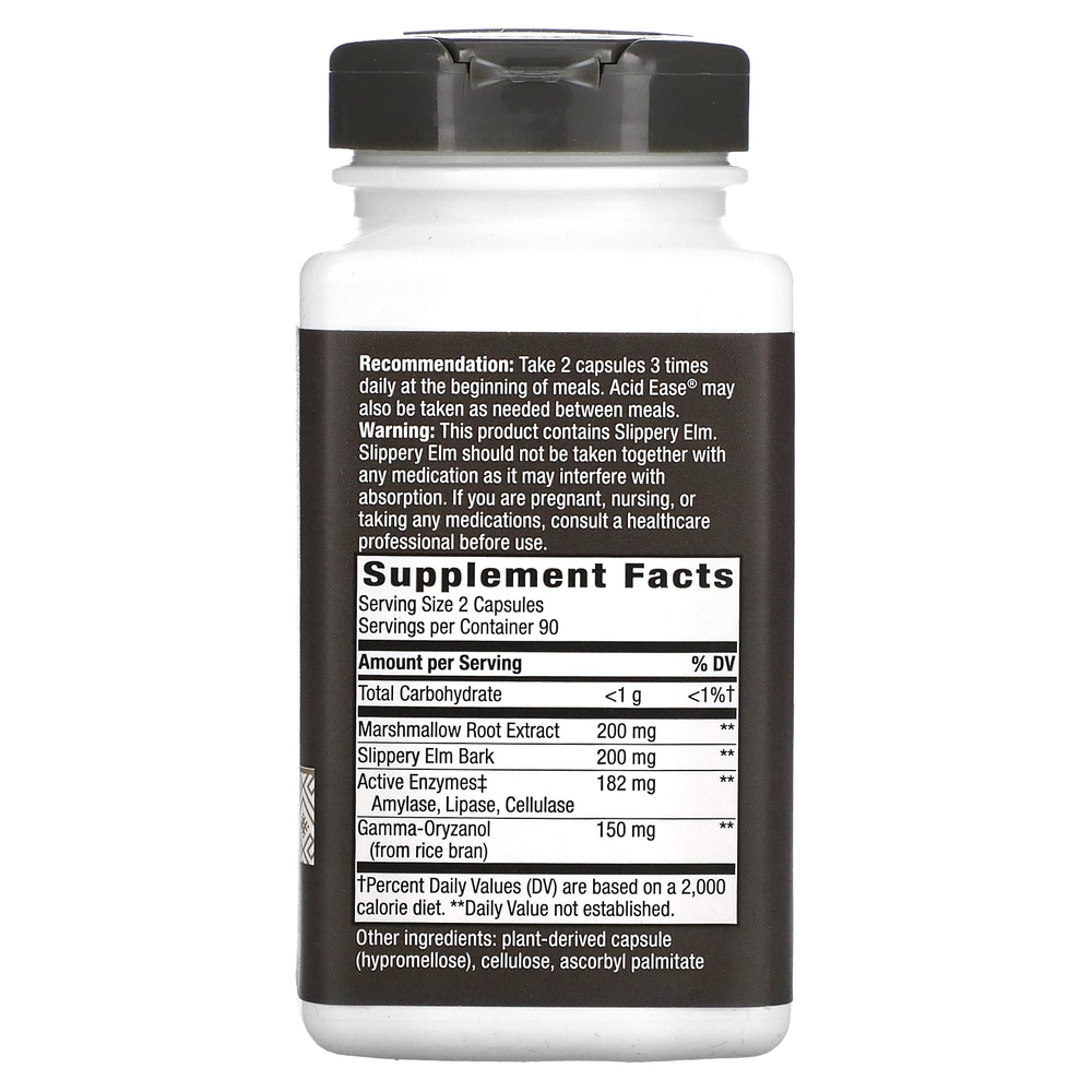 Nature's Way, Acid Ease, Формула пищеварения, 180 веганских капсул