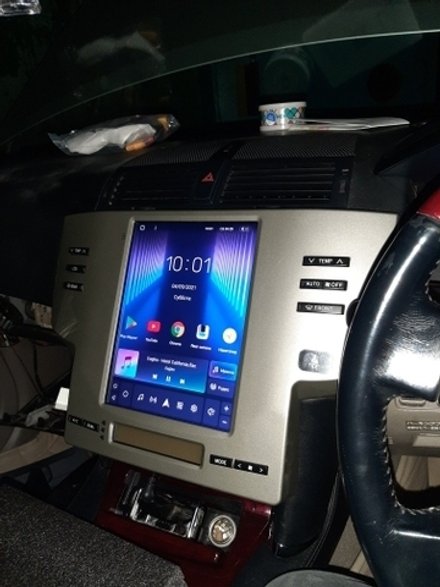 Магнитола для Toyota Mark X 120 2004-2009 (без JBL) - Teyes TPRO 2 экран 9.7" в стиле "Тесла" на Android 10, ТОП процессор, 4G SIM-слот