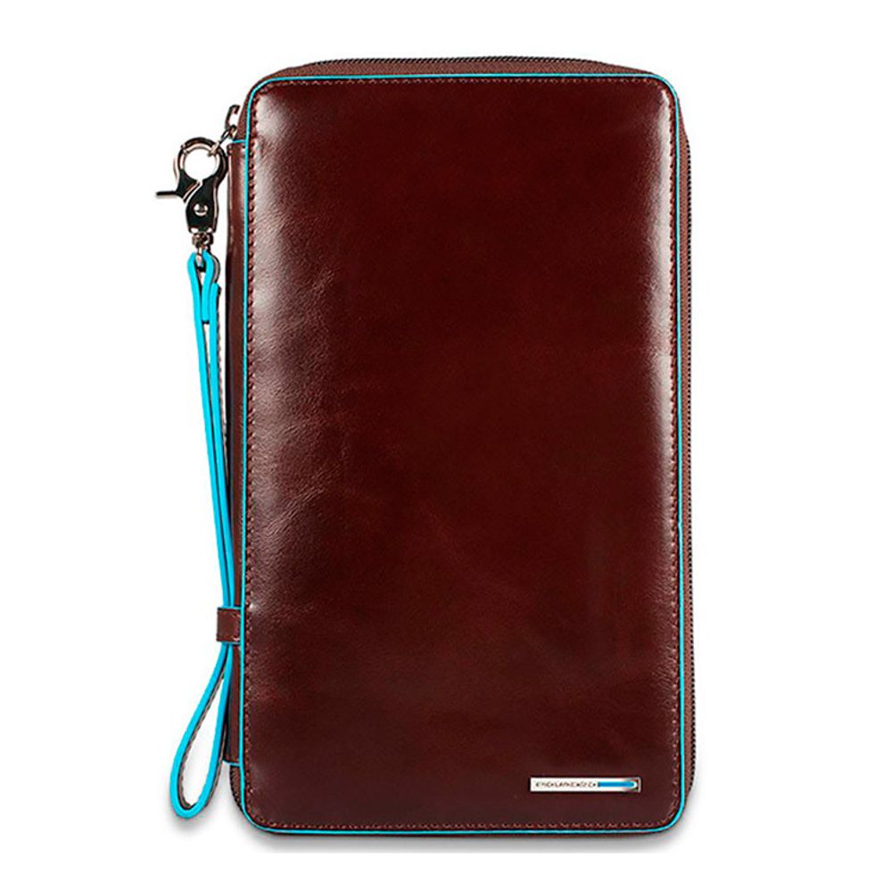 Мультипортмоне Piquadro Blue Square коричневый телячья кожа (PP3246B2/MO)