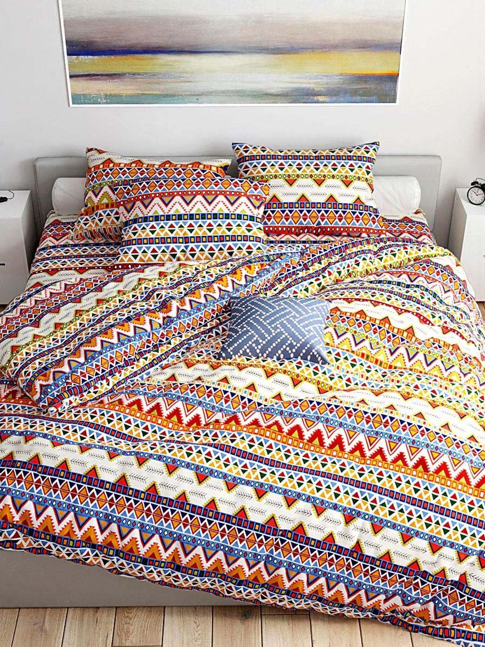 Наволочка комплект 2шт Сказка "Орнамент" 40х60 см, перкаль