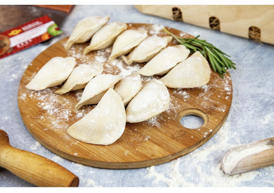 Вареники с картофелем 0,5 кг (полуфабрикат)