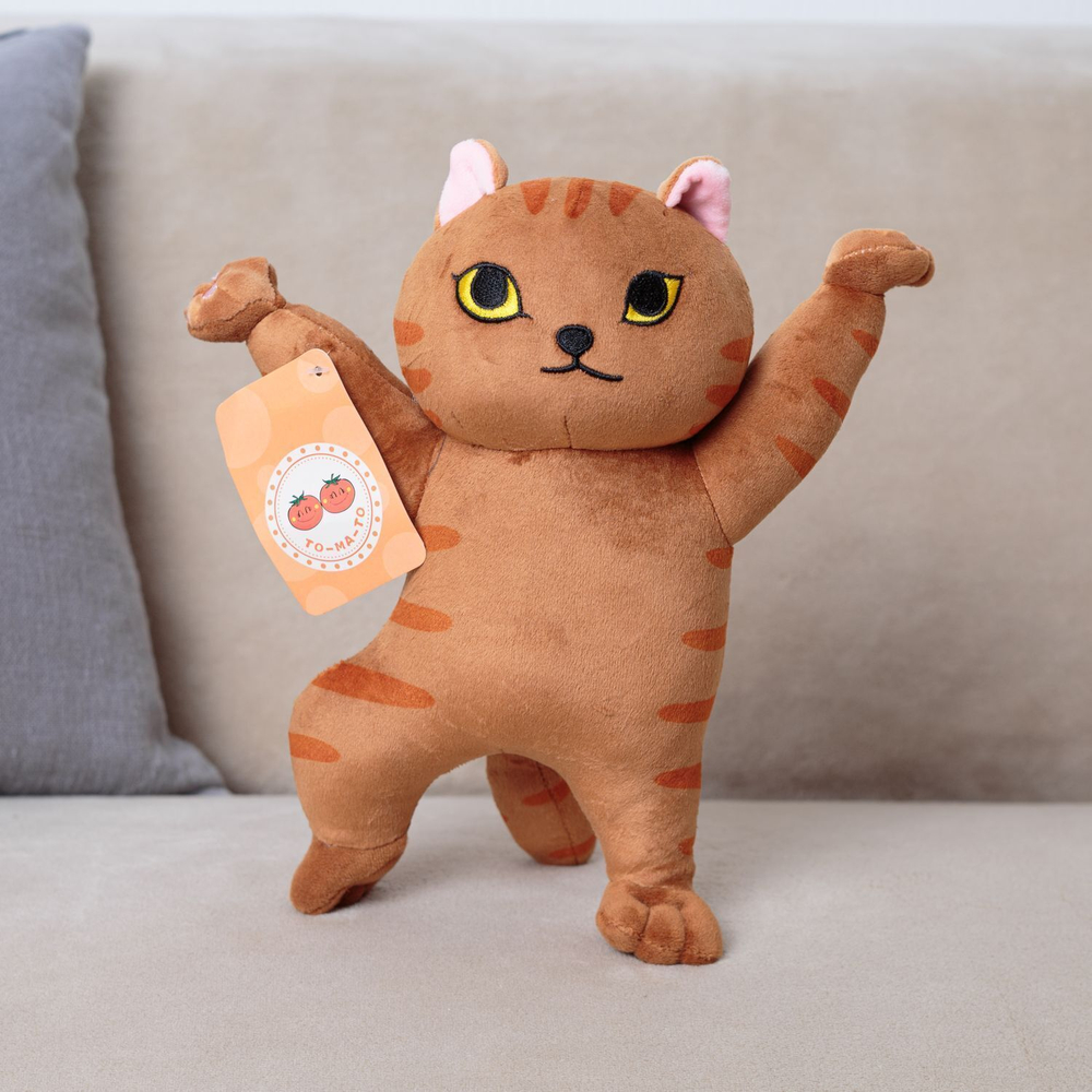 Мягкая игрушка подушка Кот Ниндзя для девочек и мальчиков