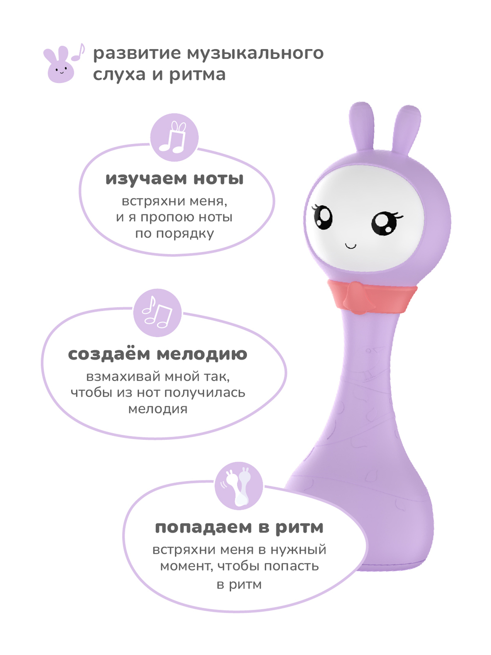 Интерактивная обучающая музыкальная игрушка Умный зайка alilo R1+ Yoyo