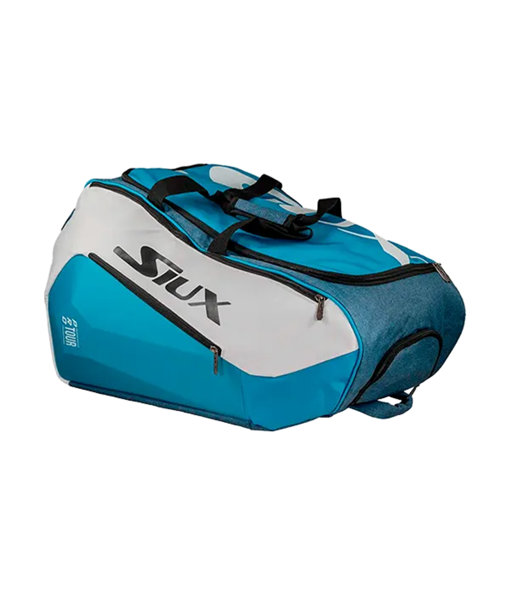 Сумка для падел Siux Pro Tour Blue 2025, прочная и функциональная